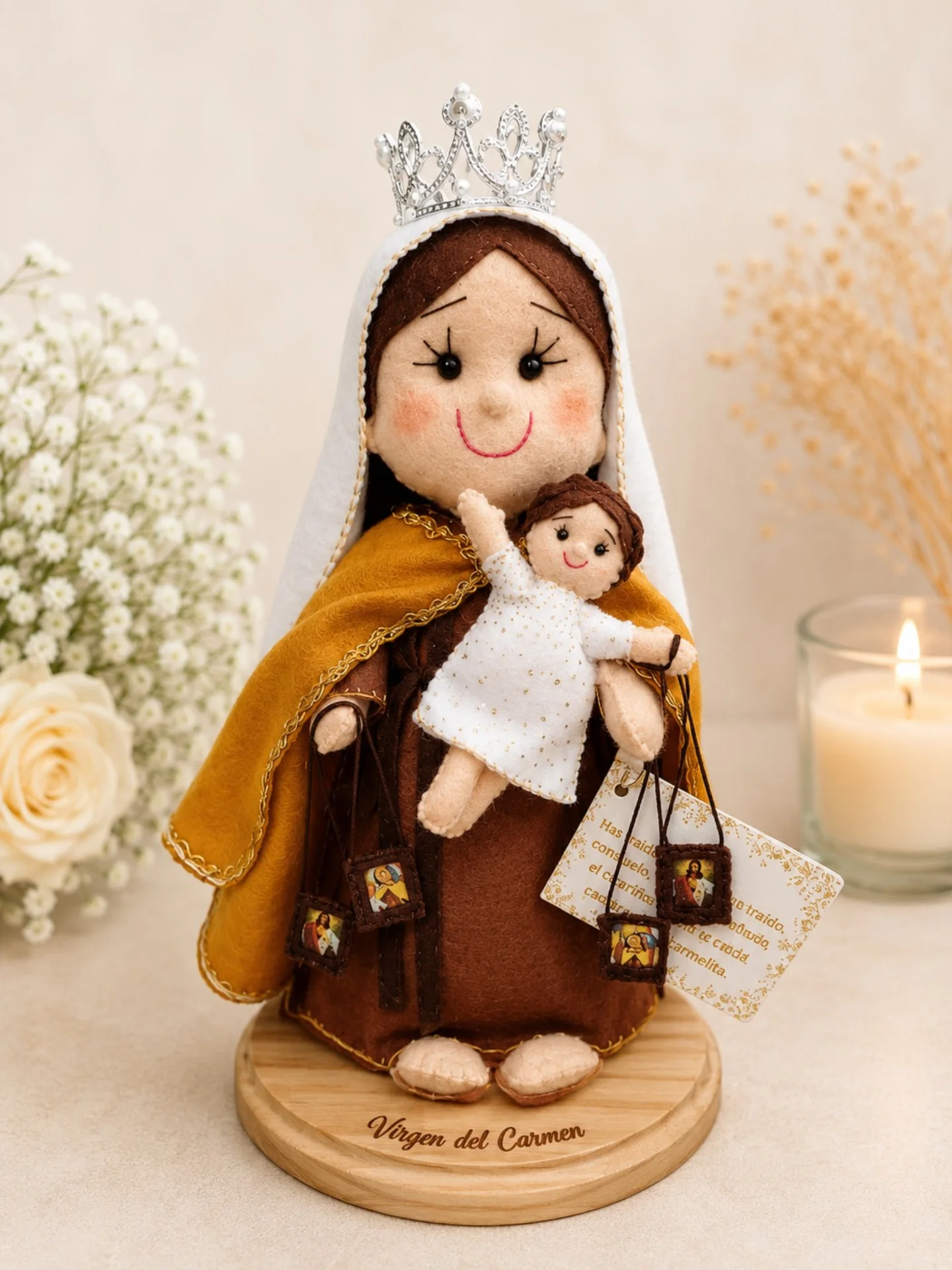 Navidad y Festividades — Personajes de fieltro para temporada
